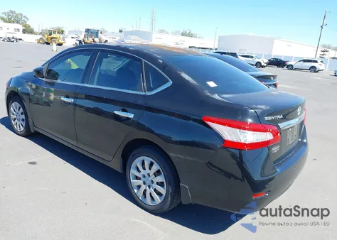 2015 Nissan Sentra S z USA, uszkodzony, nr VIN 3N1AB7AP1FY307729
